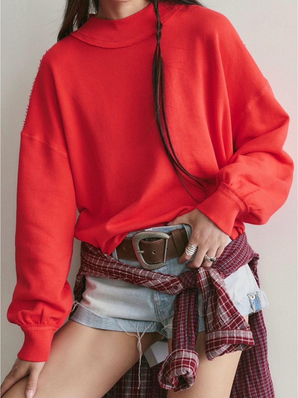 We The Free by FP Fiery Red Palm Springs Pullover